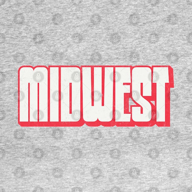 MIDWEST / Retro Typography Design by DankFutura